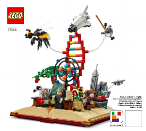 Vadovas Lego set 21355 Ideas STEM evoliucija