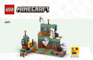 Manual Lego set 21271 Minecraft A Câmara do Desafio