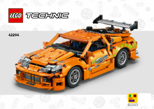 Bedienungsanleitung Lego set 42204 Technic Fast and Furious Toyota Supra MK4