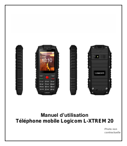Mode d’emploi Logicom L-Xtrem 20 Téléphone portable