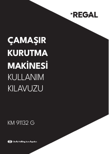 Kullanım kılavuzu Regal KM 91132 G 9 Kurutma makinesi