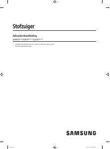 Handleiding Samsung VS90F40DEM Stofzuiger