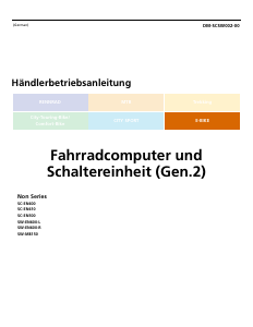 Bedienungsanleitung Shimano SC-EN600 Fahrradcomputer