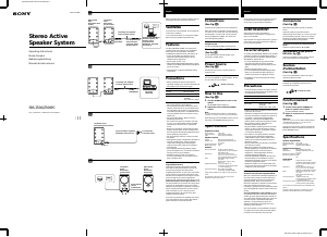 Manual de uso Sony SRS-Z500PC Altavoz