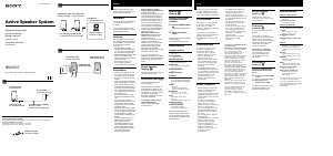 Instrukcja Sony SRS-PC57 Głośnik