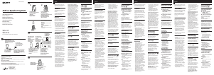 Manuale Sony SRS-PC15 Altoparlante