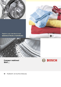 Kullanım kılavuzu Bosch WAT286HSTR Çamaşır makinesi