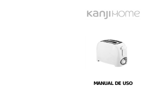 Manual de uso Kanji KJH-TM800SEC02-B Tostador