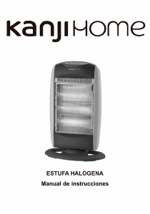 Manual de uso Kanji KJH-305 Calefactor
