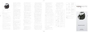 Manual de uso Kanji KJHDF808MF Freidora