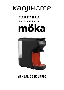 Manual de uso Kanji KJH-CM1500MC01 Möka Máquina de café