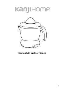 Manual de uso Kanji KJH-JM045 Exprimidor de cítricos