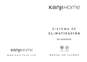 Manual de uso Kanji KJH-AA2650FCBC Aire acondicionado