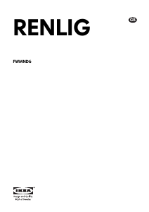 Handleiding IKEA RENLIG FWMND6 Wasmachine