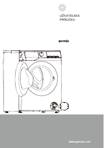 Návod Gorenje W3NGPI62SBS Práčka