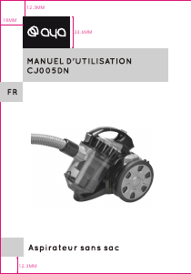 Mode d’emploi AYA CJ005DN Aspirateur