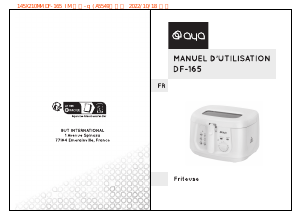 Manual AYA DF-165 Deep Fryer