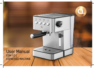 Bruksanvisning Andersson ESM 1.0 Espressomaskin