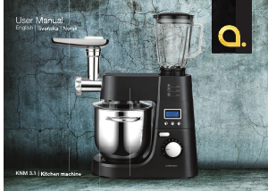 Manual Andersson KNM 3.1 Stand Mixer