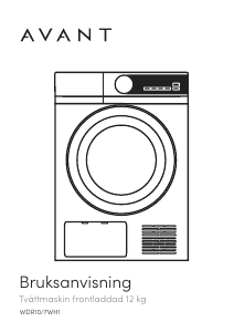 Bruksanvisning Avant WMF12WH1 Tvättmaskin