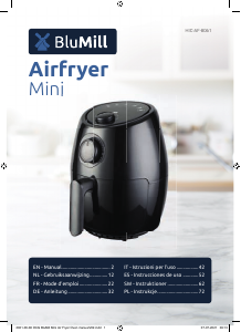 Mode d’emploi BluMill HIC-AF-8061 Friteuse