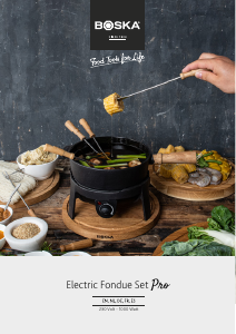 Mode d’emploi Boska Pro Appareil à fondue
