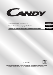 Mode d’emploi Candy CTPSC63/E1 Table de cuisson