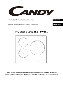 Handleiding Candy CIS633SETTWIFI Kookplaat