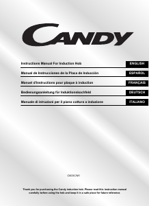 Mode d’emploi Candy CI633C/M1 Table de cuisson