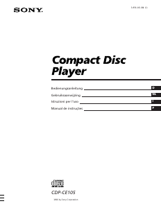 Handleiding Sony CDP-CE105 CD speler