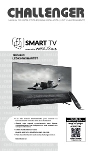 Manual de uso Challenger LED 43HW SMART BT Televisor de LED