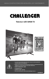 Manual de uso Challenger LED 32K88 T2 NG Televisor de LED