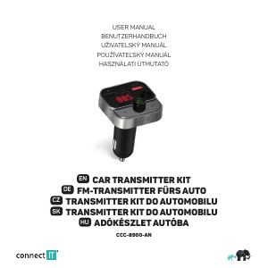 Manuál Connect IT CCC-8900-AN Nabíječka do auta