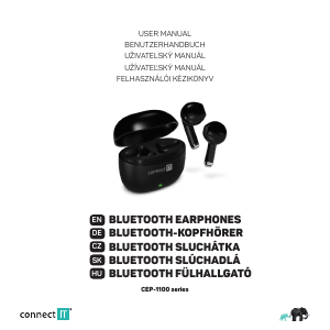 Manuál Connect IT CEP-1100-BK Sluchátka