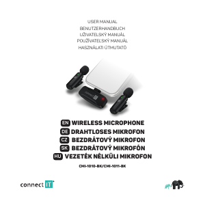 Manuál Connect IT CMI-1010-BK Mikrofon