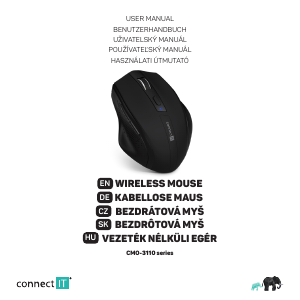 Használati útmutató Connect IT CMO-3110-RD Egér