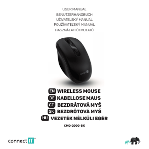 Használati útmutató Connect IT CMO-2000-BK Egér