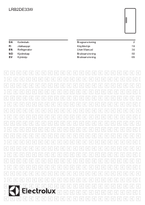 Käyttöohje Electrolux LRB2DE33W Jääkaappi
