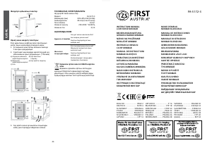 Manual First Austria FA-5172-3 Frigider