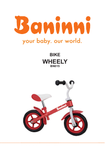 Mode d’emploi Baninni BN015 Wheely Vélo