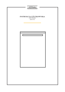 Instrukcja Kernau KDI 6763 Zmywarka