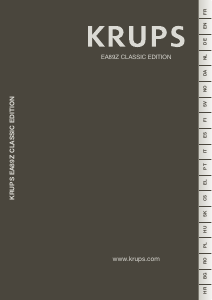 Наръчник Krups EA89ZB10 Classic Edition Кафе машина