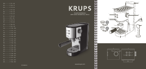 Brugsanvisning Krups XP441810 Virtuoso Essential Espressomaskine
