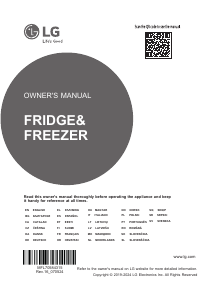 Manuale LG GBV3100AEP Frigorifero-congelatore