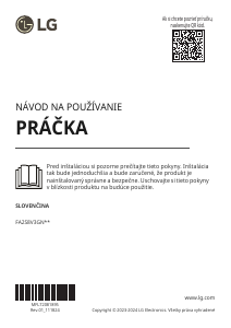 Návod LG FA2S8V3GN3H Práčka