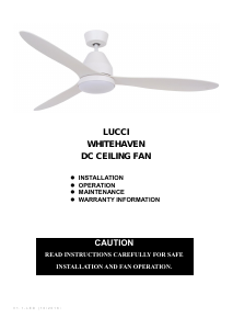 Manual Lucci Whitehaven Ceiling Fan