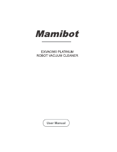 Handleiding Mamibot EXVAC660 Platinum Stofzuiger