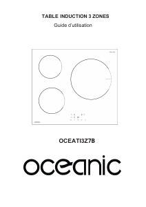 Mode d’emploi Oceanic OCEATI3Z7B Table de cuisson