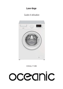 Mode d’emploi Oceanic OCEALL712IW Lave-linge
