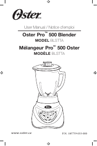 Handleiding Oster BLSTTAC00033 Blender